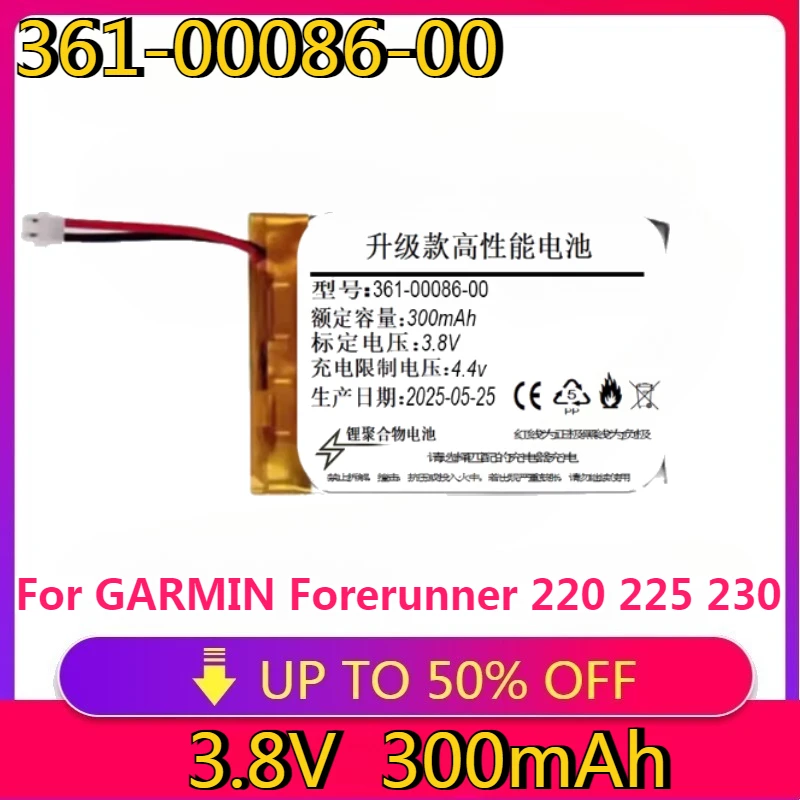 

New High quality 361-00086-00 Battery For GARMIN Forerunner 220 225 230 235 235J 620 630 735XT instinct/instinct solar