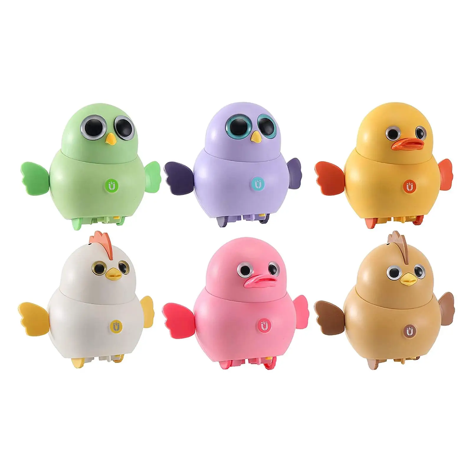 6Pcs Electronic Walking Animal Birthday Party Pet Team Toys Cute Child Baby Age 1 2