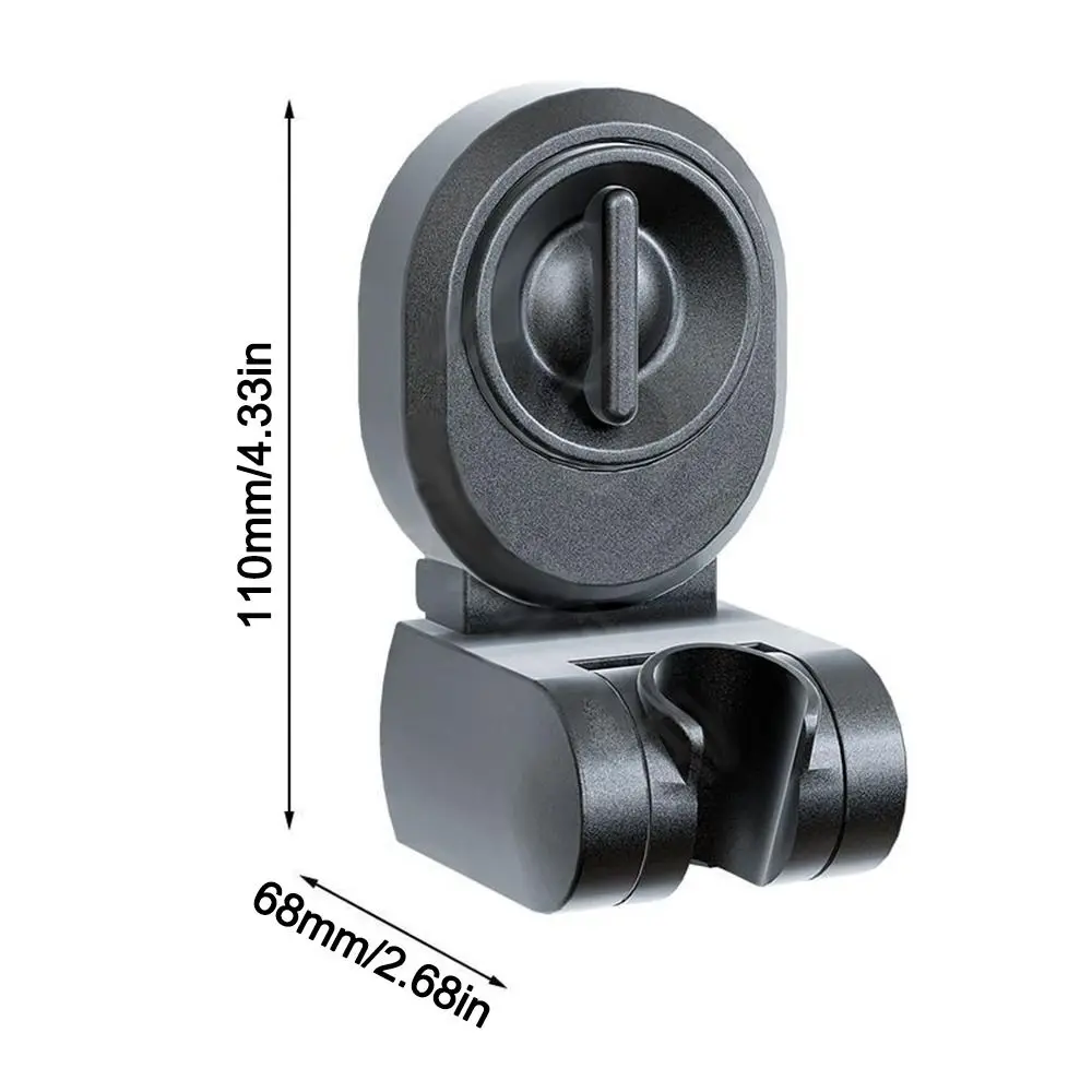 Nouveau Support de pomme de douche à ventouse, Support de douche mural relocatable, Support de douche réglable