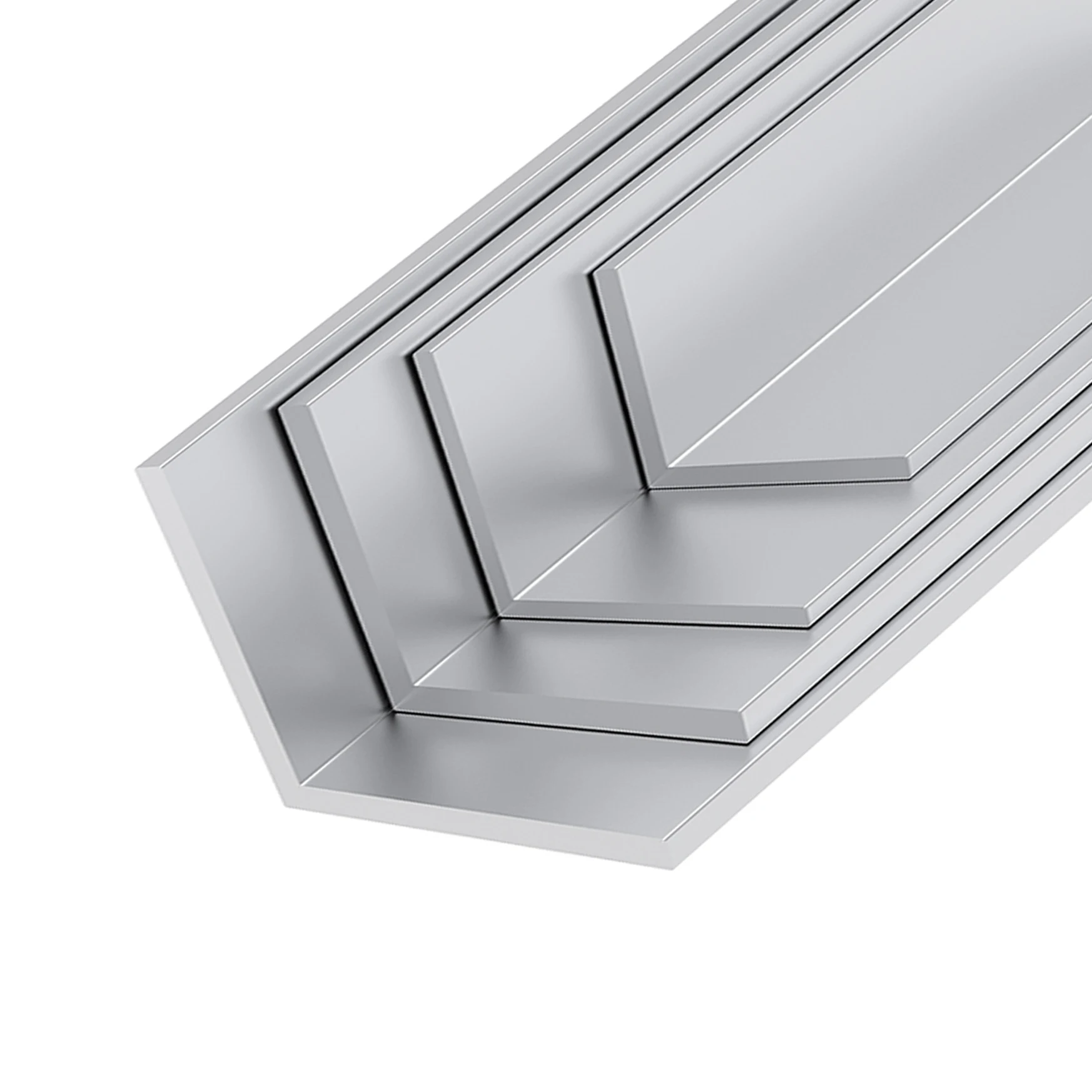 التخصيص 6000 سلسلة مقذوف الألومنيوم L شكل الملف الشخصي الألومنيوم زاوية الزاوية #1