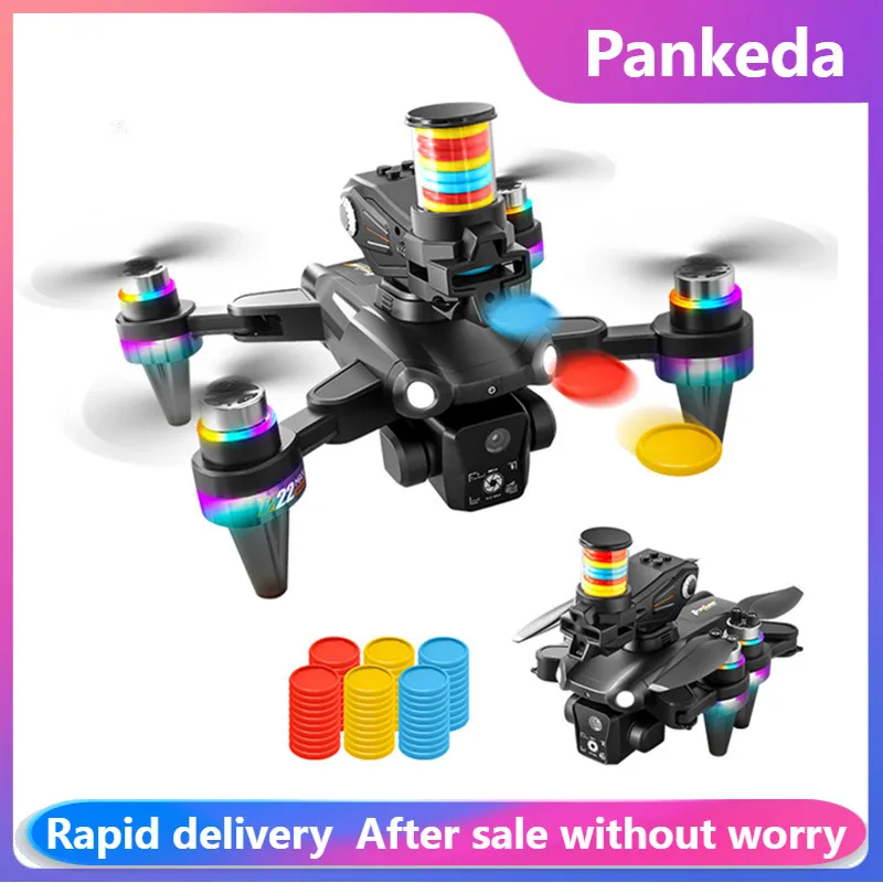 New K22 MAX Professional Drone HD Dual Camera Frisbee Launch Brushless Motor 2.4Ghz Remote Control Quadcopter Toy for Kids Gift