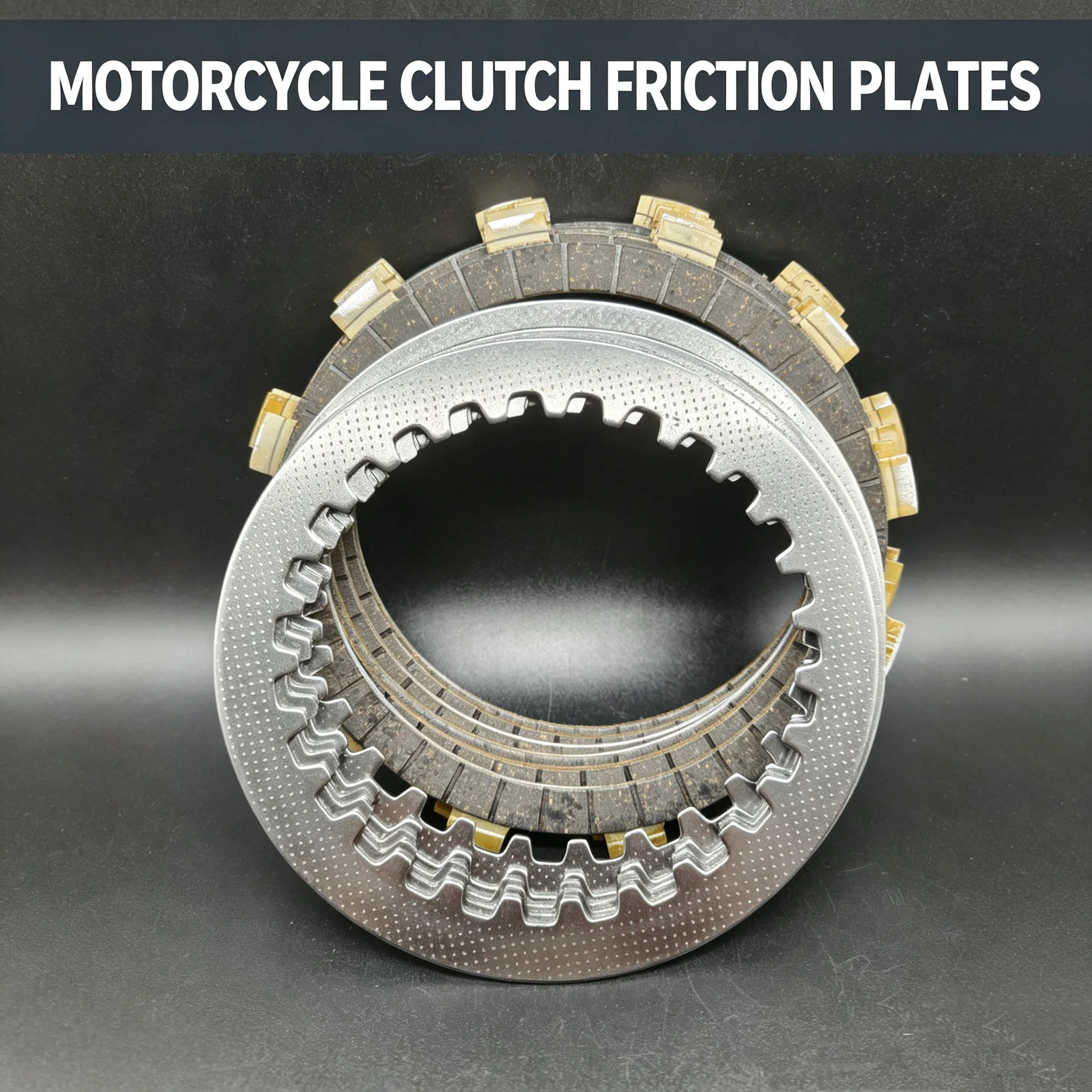 Clutch Friction Disc Plates Kit Fits Yamaha XT250H XT250 1981 XT250J XT250 1982 XT250K XT250 1983 XT250KC XT250 1983
