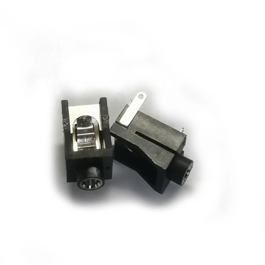50 قطعة/الوحدة PJ-302B 3.5 مللي متر 3.5 الصوت أنثى المقبس وصلة مرفاع 3Pin أحادية المسار لسماعة الرأس