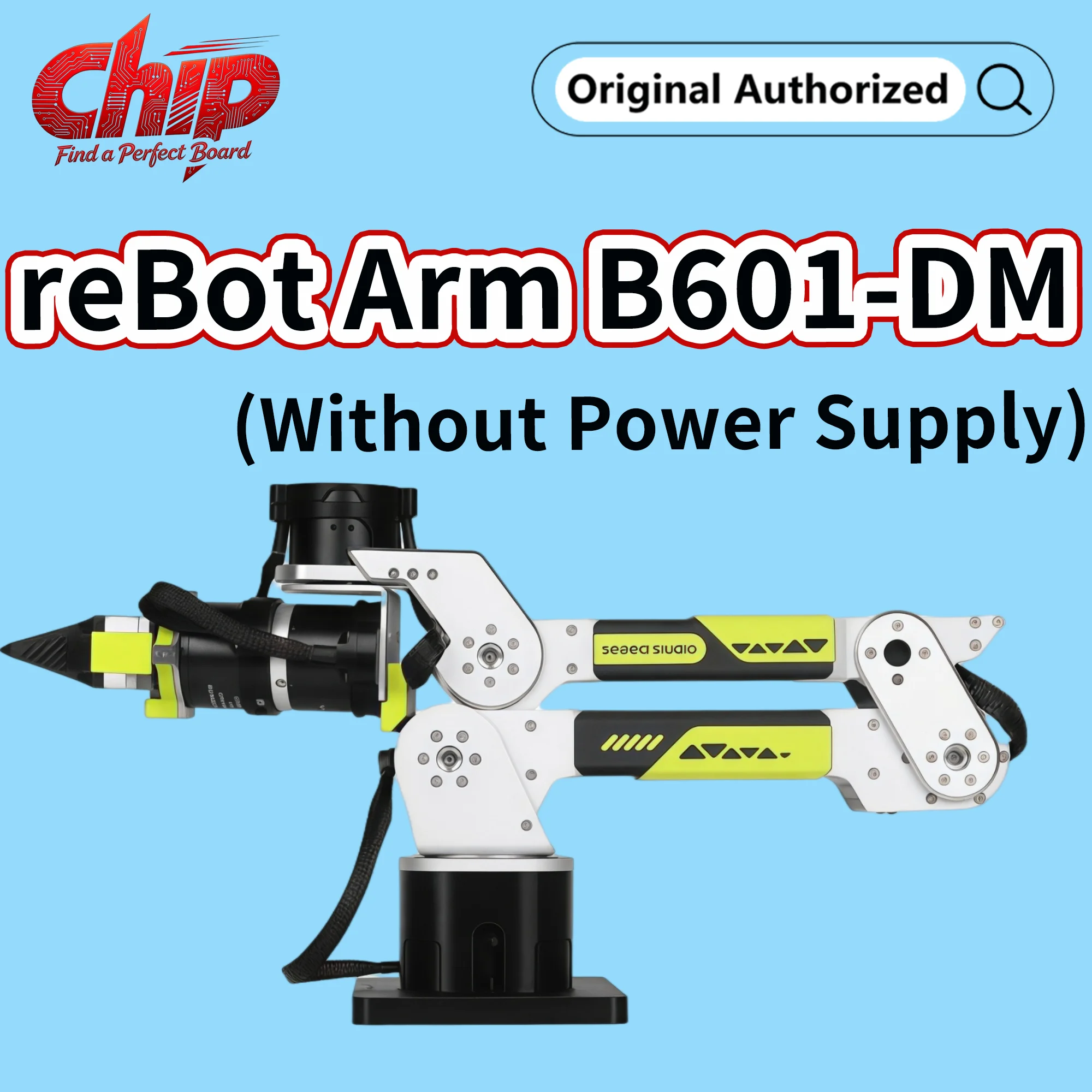 ReBot Arm B601 DM Body Motor & Structure Kit with Gripper Open Source Robotic Arm,Python SDK, BOM, LeRobot ROS1/2,Isaac Sim