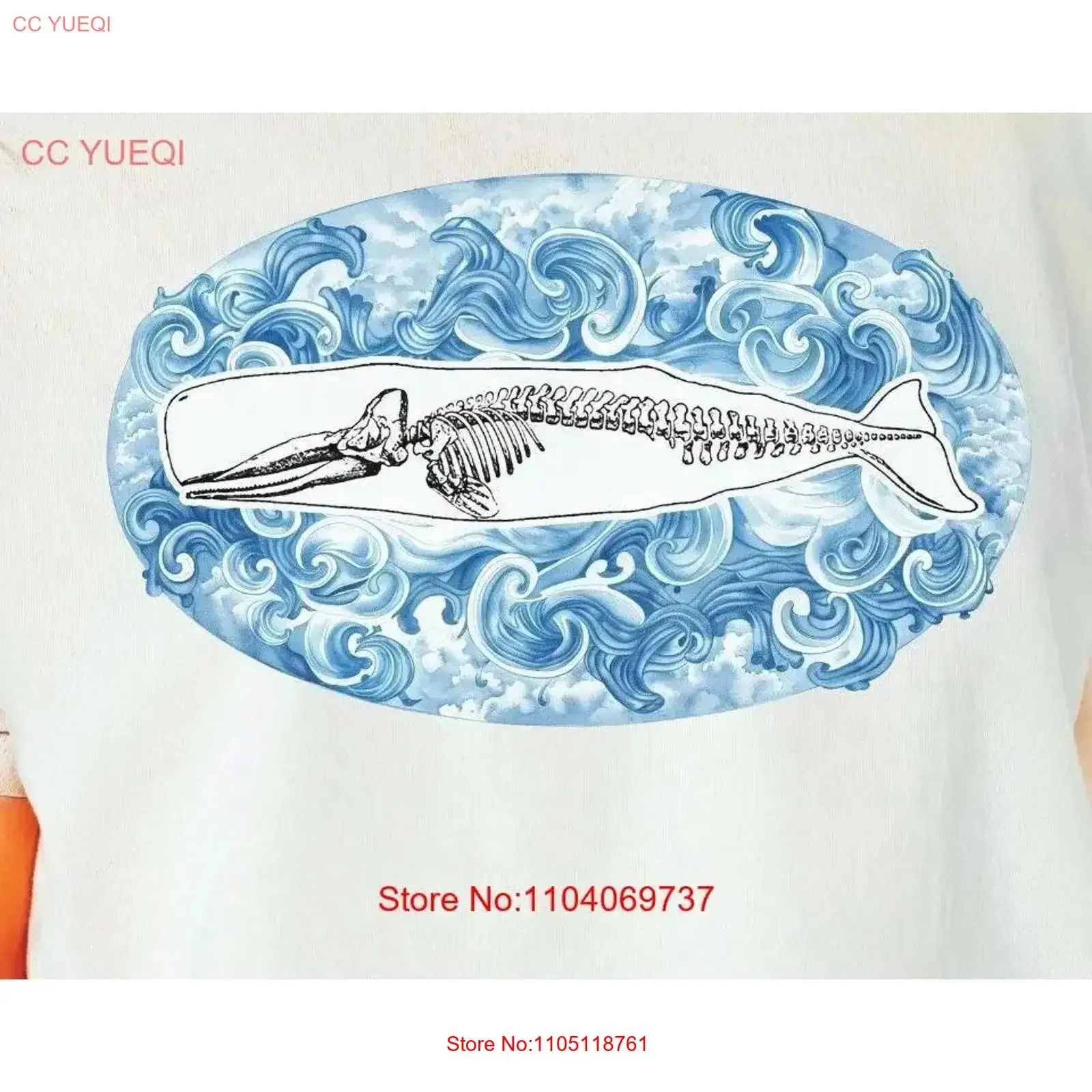 Camiseta con esqueleto de ballena, diseño inspirado en el océano, biología marina, amante de la naturaleza bajo el mar, ecología, vida, vintage, lavado para hombre