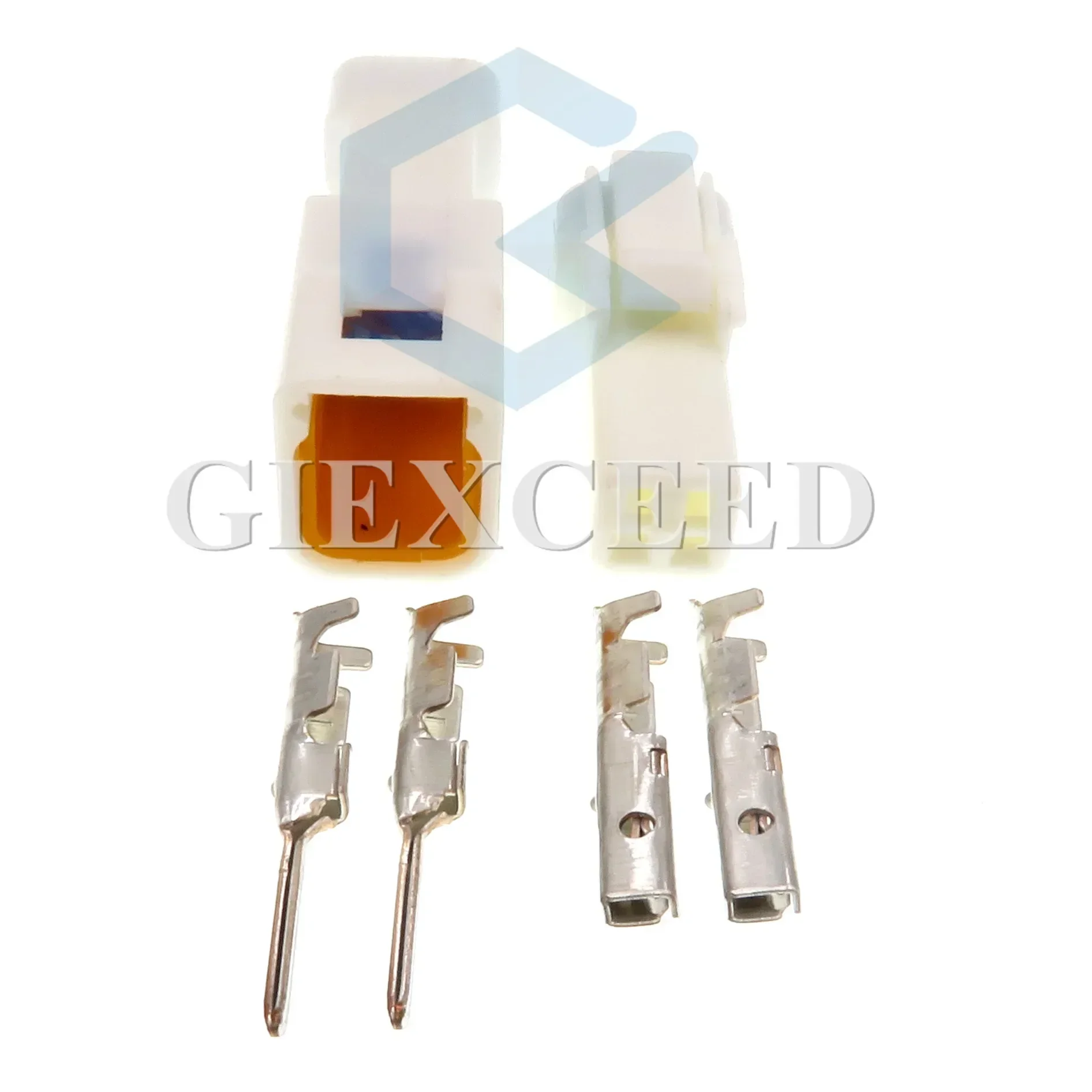 2 Sets 2 Pin AC Assembly 02R-JWPF-VSLE-S 02T-JWPF-VSLE-S Auto Rearview Mirror Cable Socket Female Male Connector For Benz BMW