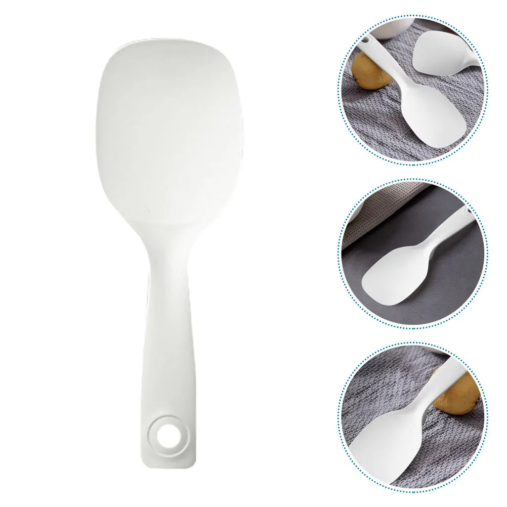

Ложка для риса с антипригарным покрытием, большой размер, износостойкая многоразовая кухонная лопатка для риса, компактная бытовая лопатка, удобная лопатка