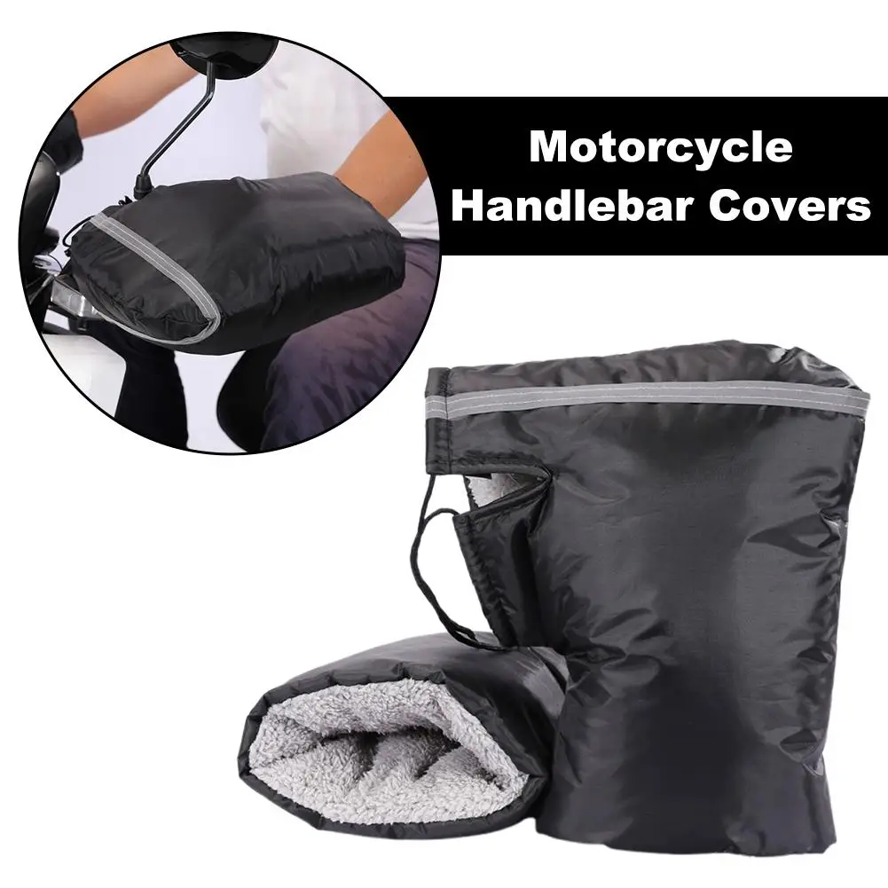 

Winter Motorcycle Gloves Handlebar Muffs Waterproof Windproof Warm Handle Bar AntiSlip Cover Gloves for Motorbike Scooter Riding