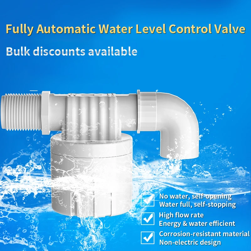 

1/2 "3/4" 1 "Float Valve Water Level Control Device Automatic Water Replenishment Controller for Water Tank Water Tower Float