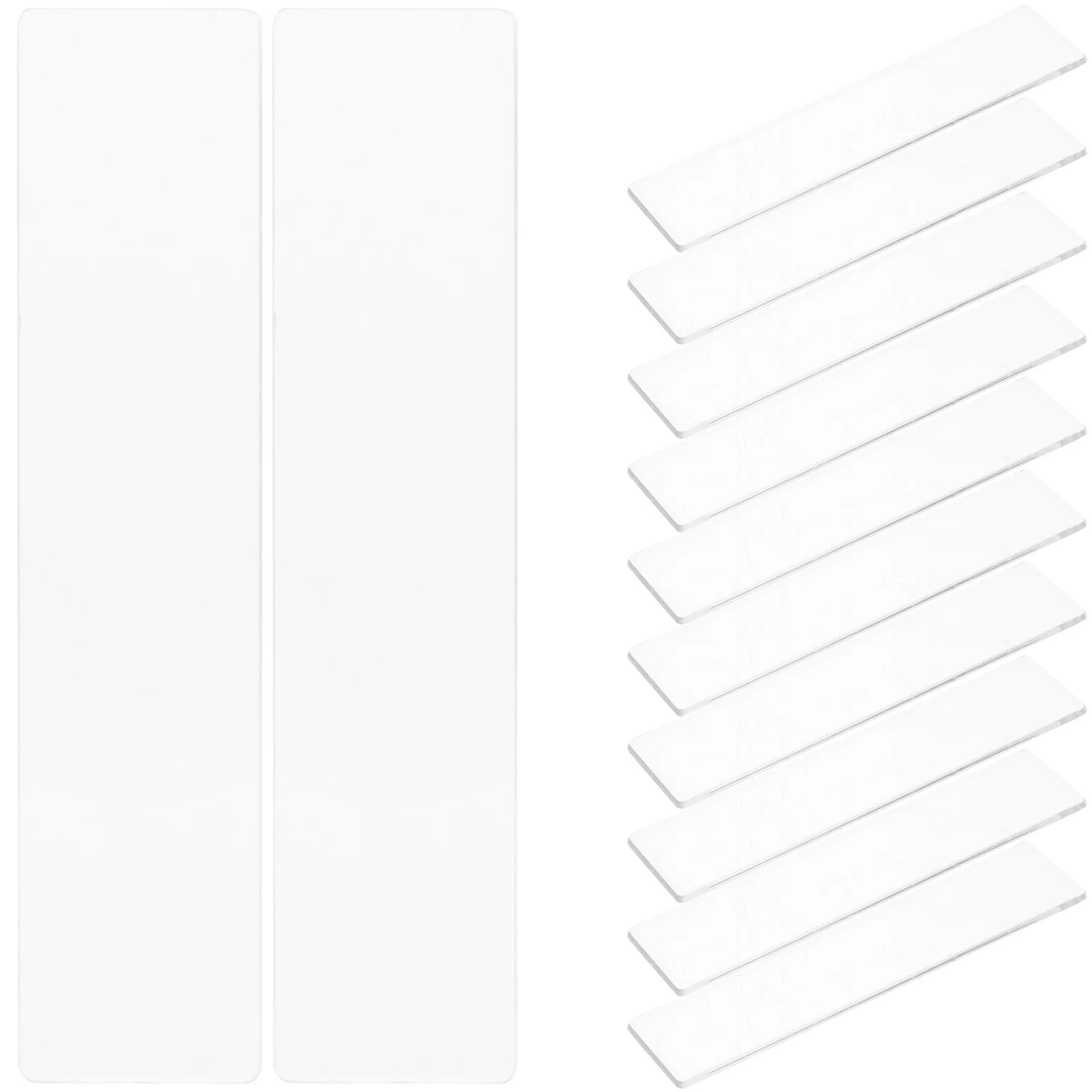 

150 шт. полоски для дизайна ногтей, прозрачные акриловые выставочные доски для маникюра для салона и домашнего использования, дисплей для маникюрных работ