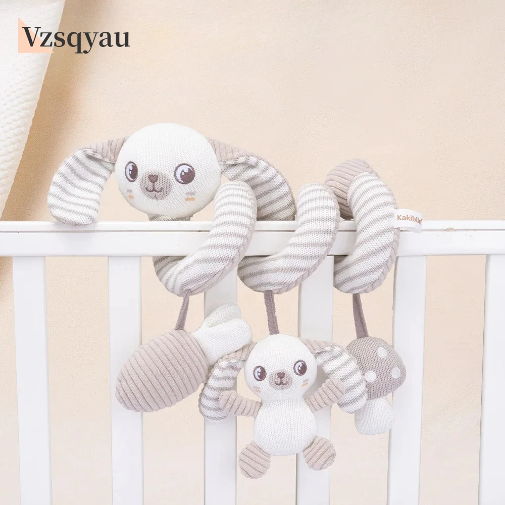 ของเล่นเขย่ามือแบบถอดได้ ของเล่นแขวนติดเตียงเด็ก ของเล่นห่อผ้าฝ้ายออร์แกนิค ของเล่นแขวนรถเข็นเด็ก โมบายการ์ตูน ของเล่นเสริมพัฒนาการ ของขวัญ