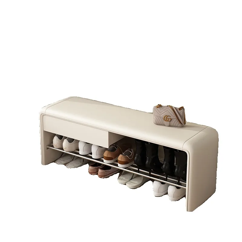 

Современный итальянский минималистичный табурет для переобувания у входной двери, табурет для обуви, шкаф для хранения обуви, дизайнерский многофункциональный табурет для дома