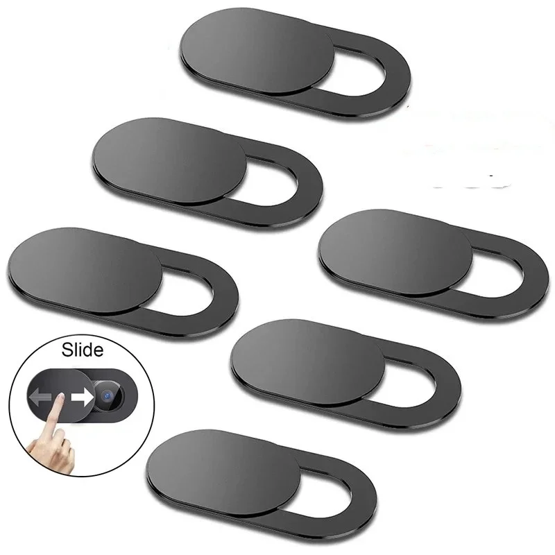 5pcs 휴대 전화 컴퓨터 렌즈 커버 카메라 보호 커버 금속 차단 스티커 웹캠 커버 개인 정보 보호 커버
