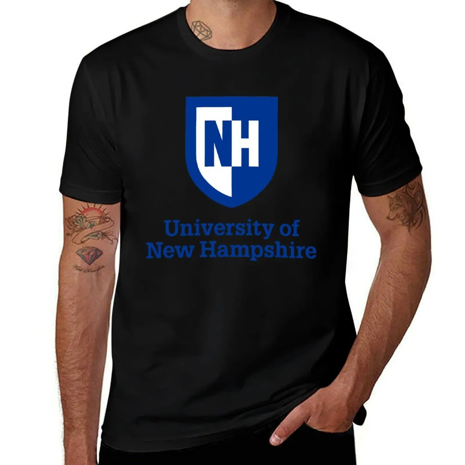New Hampshire College T-Shirt Casual Street Style Short Sleeve Tee T-Shirt