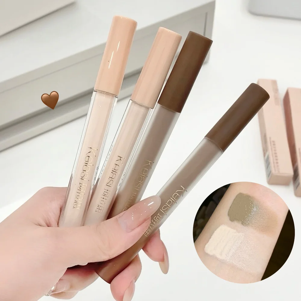 Face Liquid Brighten Contour Highlight Stick ธรรมชาติ 3D ซีเมนต์จมูกสีเทา Shadow Cream Bronzer คอนซีลเลอร์แต่งหน้าเครื่องสําอาง