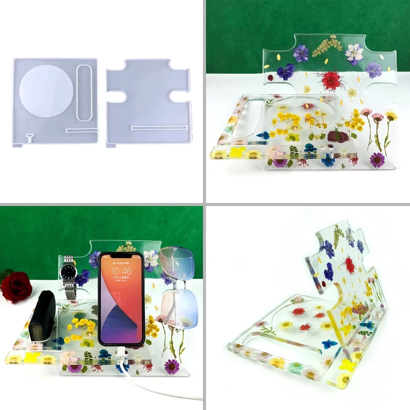 Y1UB Phone Holder Mold Silicone Mold for DIY Supplies Table Craft Mold DIY Craft