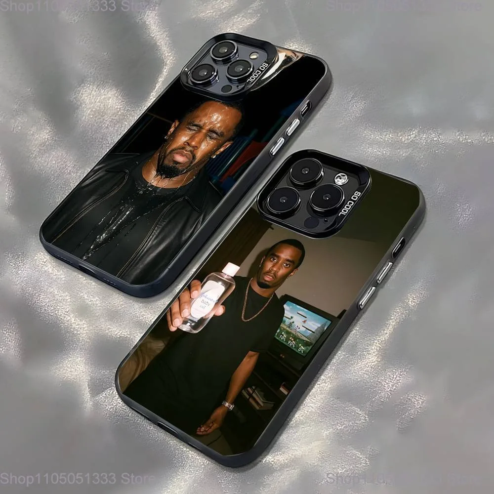 

Funny D-Diddy Phone Case For iPhone 16,15,14,13,12,11,Pro,XS,Max,Plus,Mini,SE Black Candy Matte Shockproof Cover