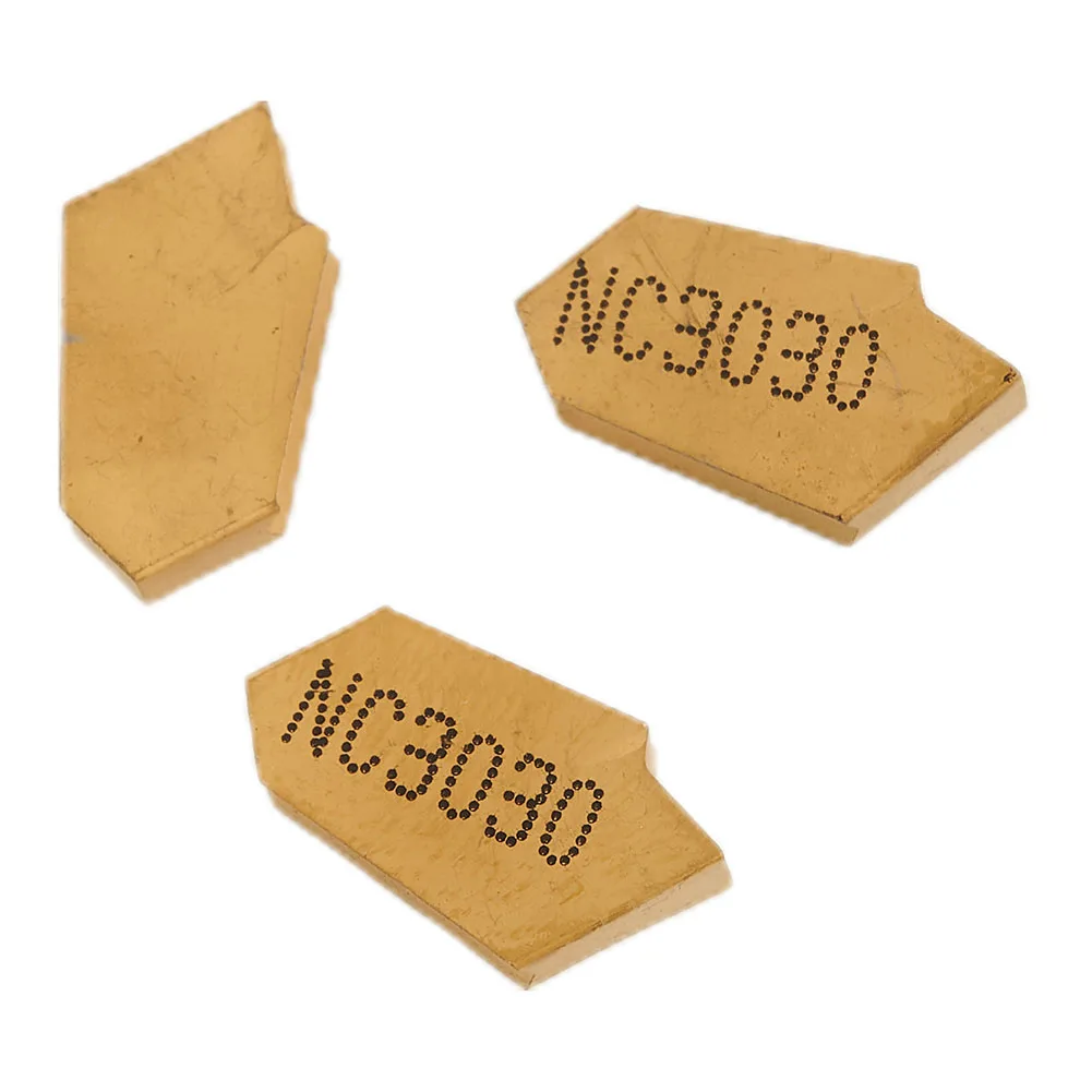 10Pcs SP300 NC3020 GTN3 CNC Grooving Parting CutOff Carbide Inserts, 3mm Width, Efficient Cutting, YBC251 Material