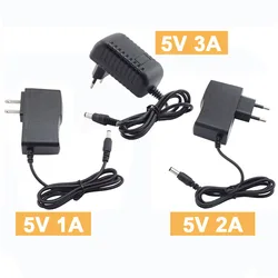 AC 110-240V to DC 5V 1A 2A 3A Universal Power Adapter Supply Charger Adaptor EU US Plug for LED Light Strips F1