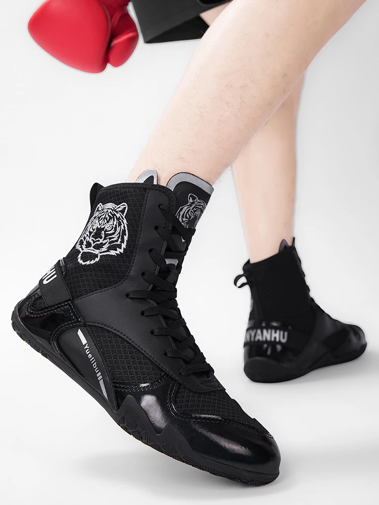 أحذية ملاكمة شبكية عالية الجودة قابلة للتنفس أحذية مصارعة احترافية للرجال أحذية ملاكمة خفيفة الوزن 39-46 #   الحجم
