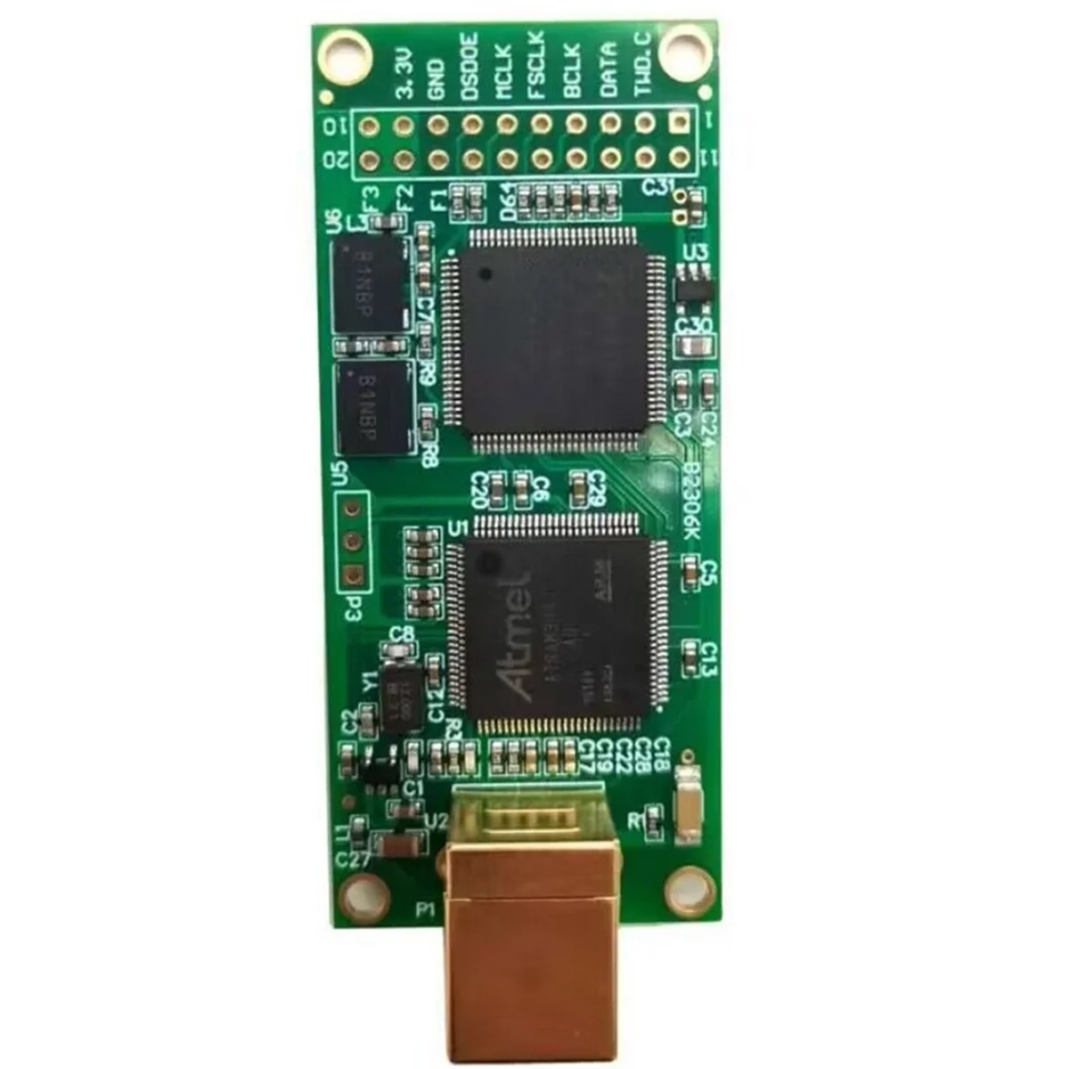 Módulo USB Amanero Combo384, 32Bit para AK4497 ES9038 AK4493 decodificadores, C3391, DSD512, PCM384