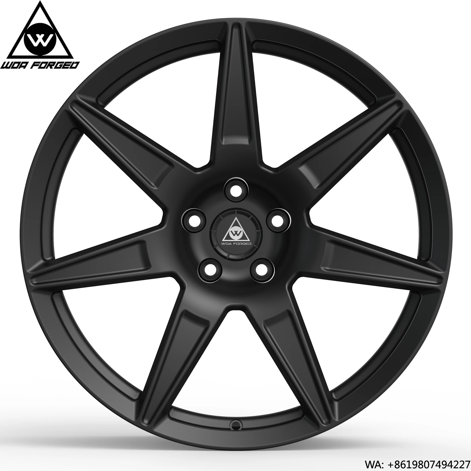 Rines Deportivos de Aluminio Monoblock de 7 Radios de 19, 20, 21 y 22 Pulgadas para Autos de Pasajeros, para Challenger Charger RT Hellcat, 5x115