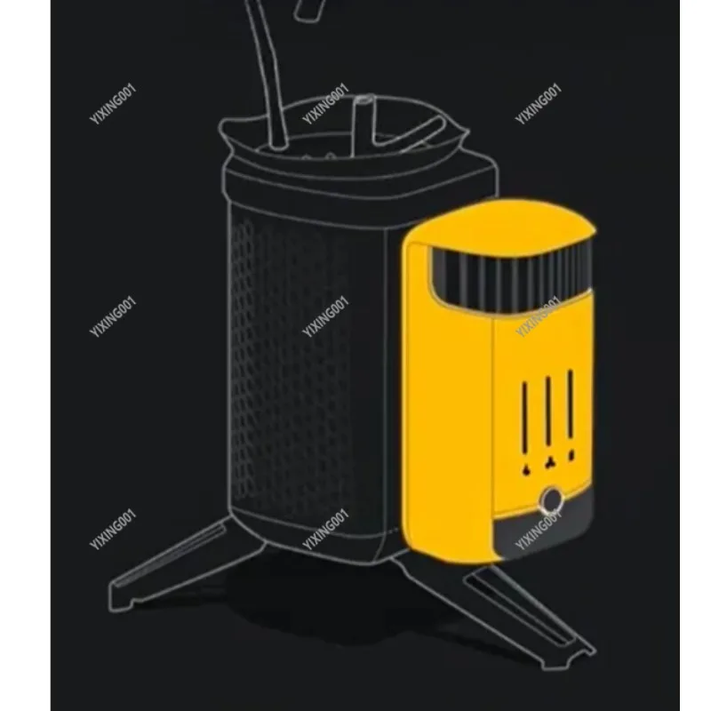 

Бездымная кемпинговая плита 2, легкая дровяная печь для кемпинга, портативный перезаряжаемый пожарный генератор