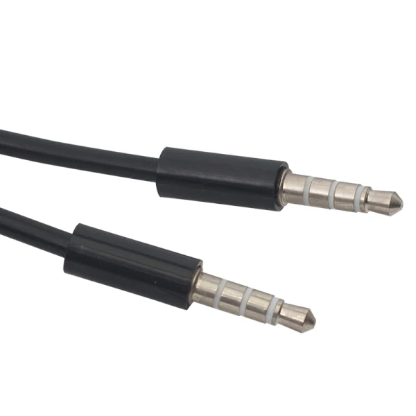 3.5 MM male/male 4 knuckle AUX STEREO 3 meter cable bag POWERMASTER