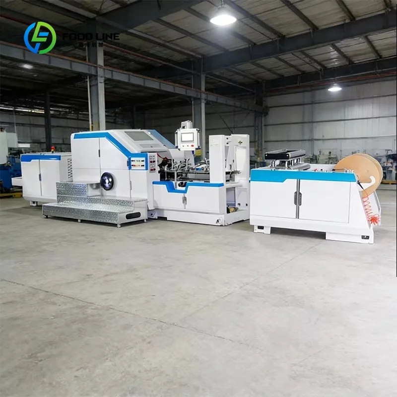 Customized Automatic Kraft Paper Bag Making Machine with Optional Printing Unit for Commercial Bag Manufacturing