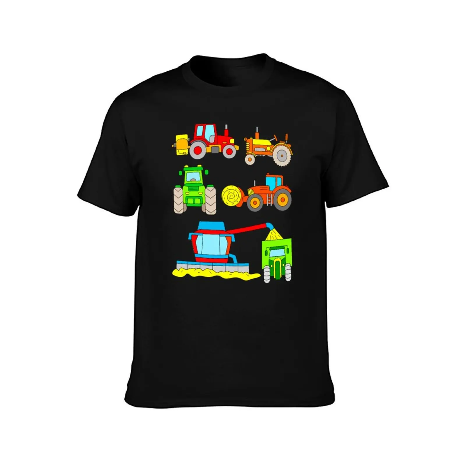 Combines and tractors T-Shirt t shirt man casual T-Shirt