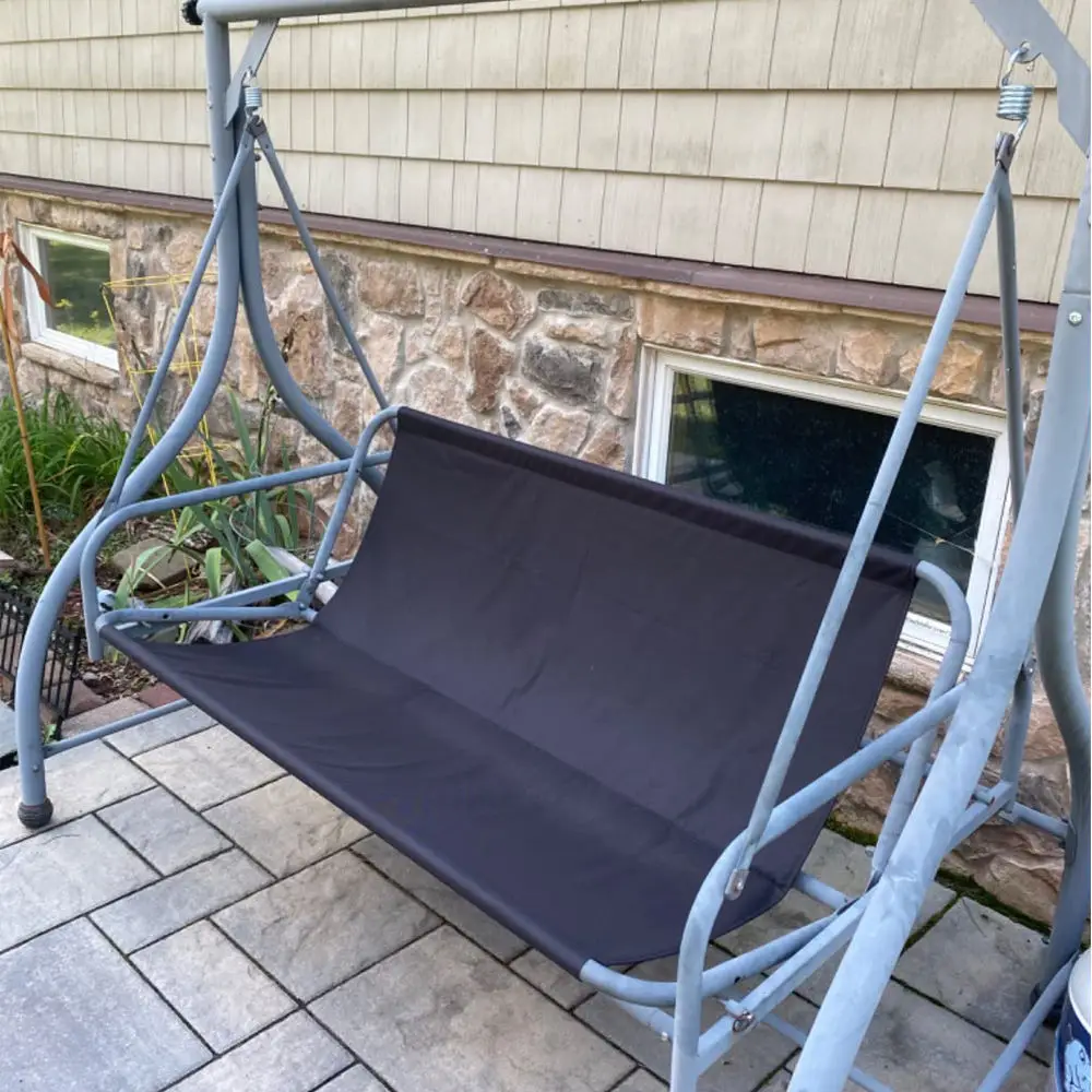 Heavy Duty Swing Seat Cover Waterproof Outdoor Patio Garden Bench Protective Replacement Fabric Sunscreen Anti Dust Accessory