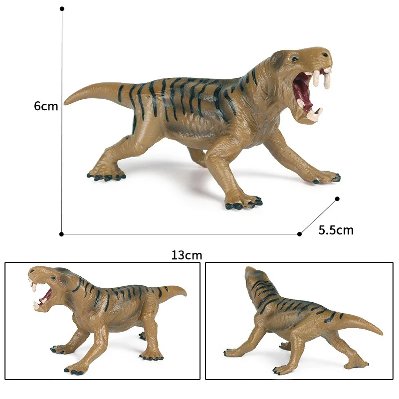 Simulated Prehistoric Behemoth Figurines Animal Figure Toys Extinct Organism Mammoth Diprotodon Action Figure Collection Kid Toy