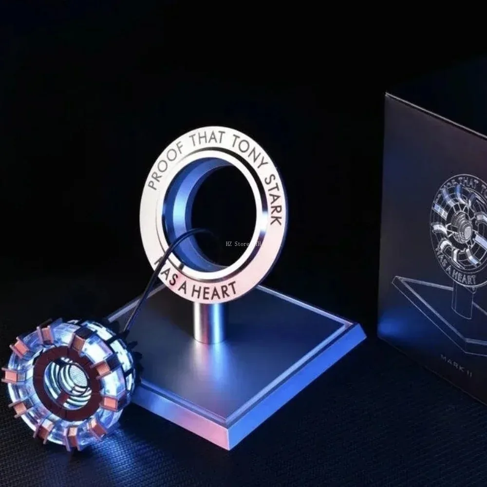 ไฟ LED รูปทรงเครื่องปฏิกรณ์อาร์คของทอยนี่ สตาร์ค จากมาร์เวล รุ่น MK1 MK2 ขนาด 1:1 ควบคุมการสั่นสะเทือนผ่าน USB พร้อมกล่องโชว์ เหมาะสำหรับเป็นของขวัญ