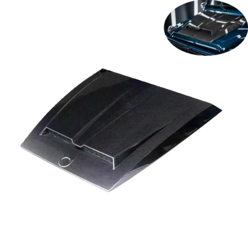 غطاء محرك السيارة الجديد من ألياف الكربون لسيارة Mercedes-Benz W464 W463A G-Class مع مسامير #1