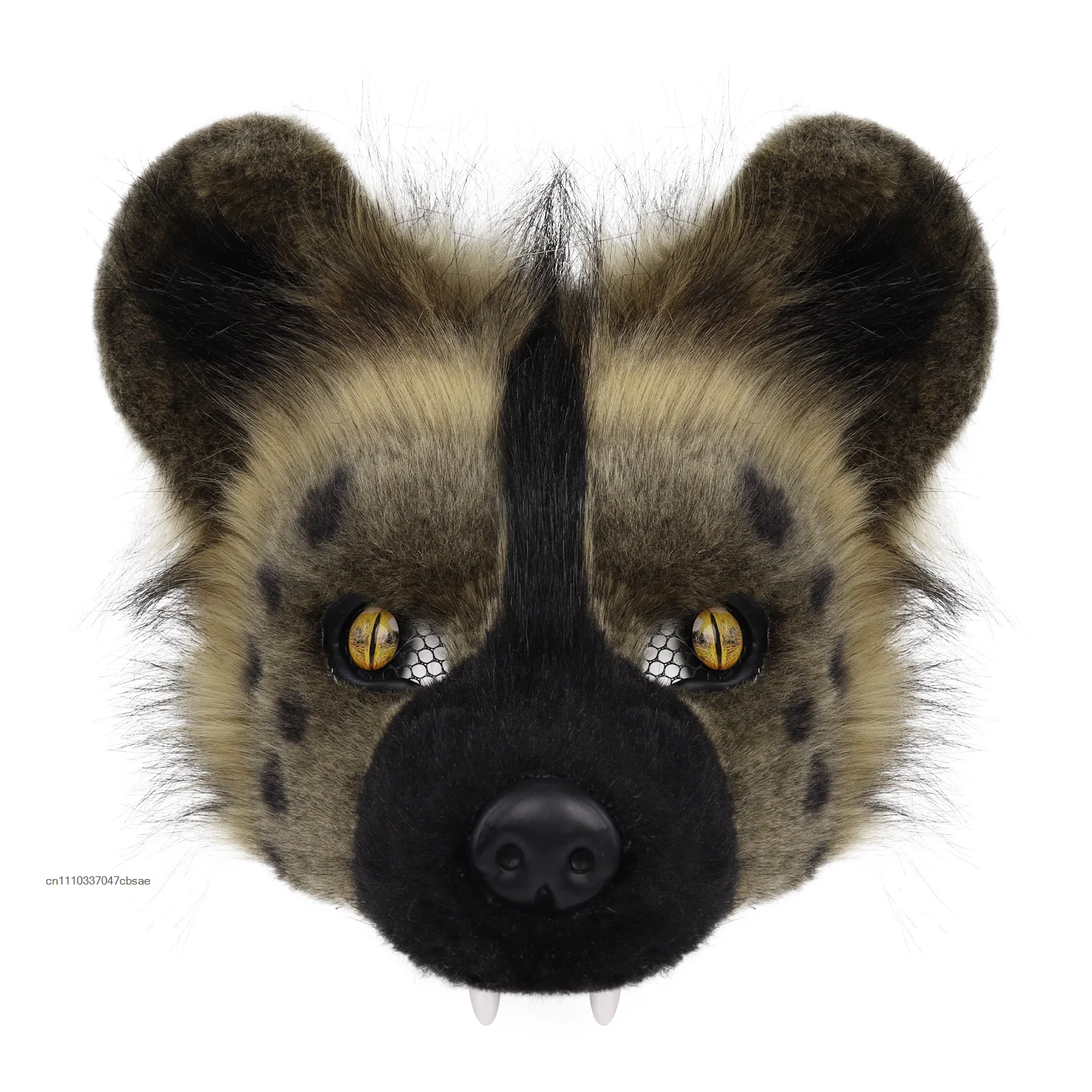 Soft Faux Fur Animal Mask Spotted Dog Half Face Multiple Color Masks Adult Cosplay Halloween Carnival Party Costume Prop 2026