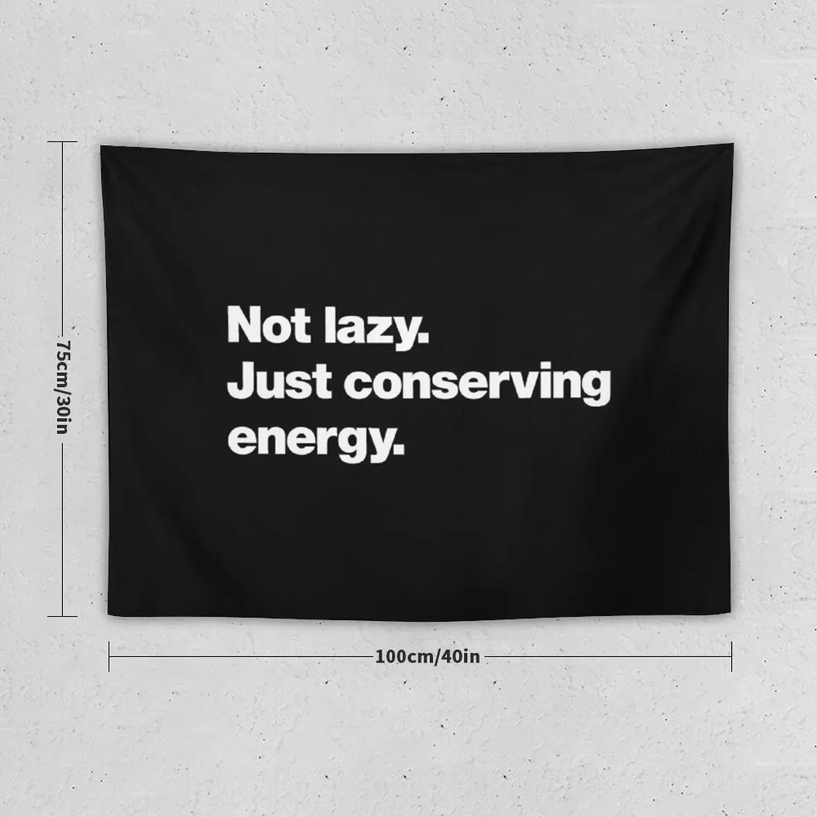 Not lazy. Just conserving energy. Tapestry Wall Art Decorations For Your Bedroom Tapestry