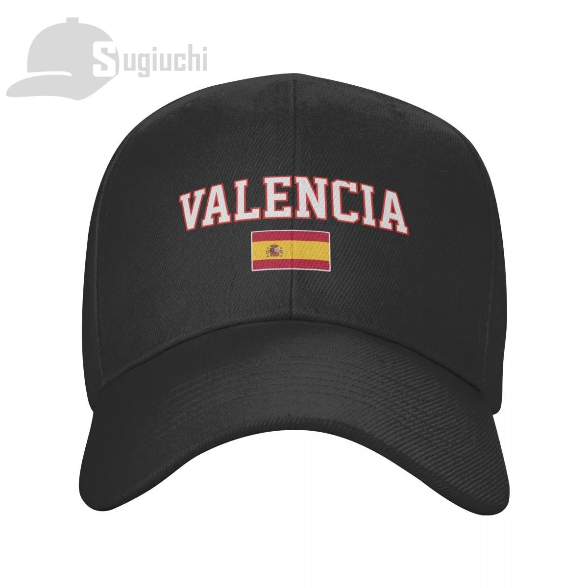 Valencia Travel City With Spain Country Flag Sun Baseball Cap Hats Adjustable For Men Women Unisex Cool Outdoor Hat