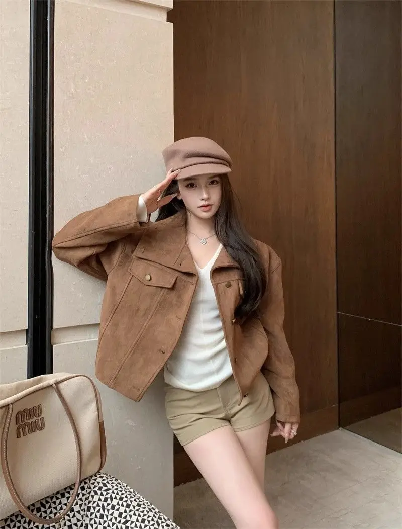 

Куртки-бомберы, женская куртка на молнии, зимняя стимпанк, полиуретановая броня, противоударный щит, погоны, заклепки, металлические стереоскопические Ins