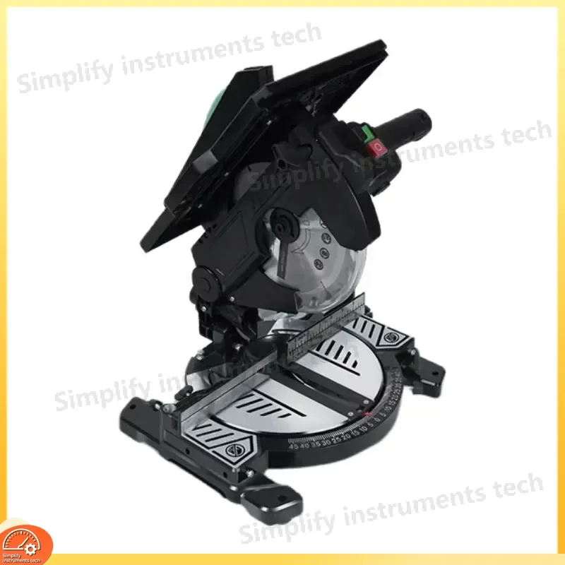 10 Inch Miter Saw Laser Guide Aluminum Wood Cutter Horizontal Cutting Core Motor Assembly Power Tool for DIY
