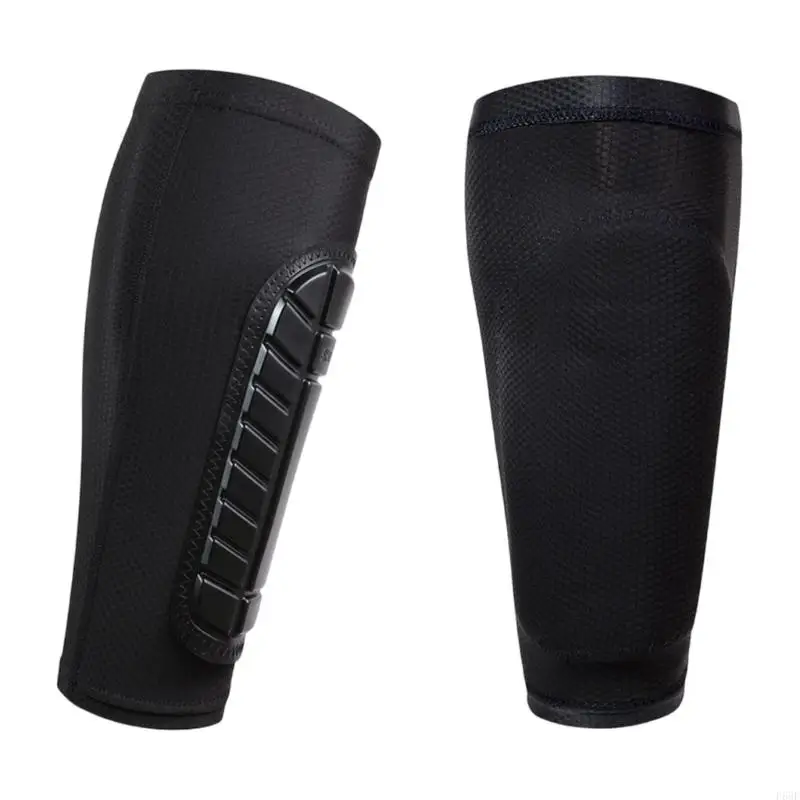 

F68F 1 Pair Sleeve Shin Guards Shin Pads Soccer Shin Guards Calf Protective Equipment Football Shin Guards for Athlete