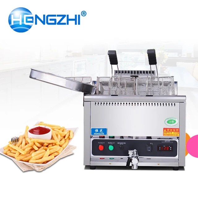 

Table Top Electric Commercial Deep Fryer For Snack Food Home Shop