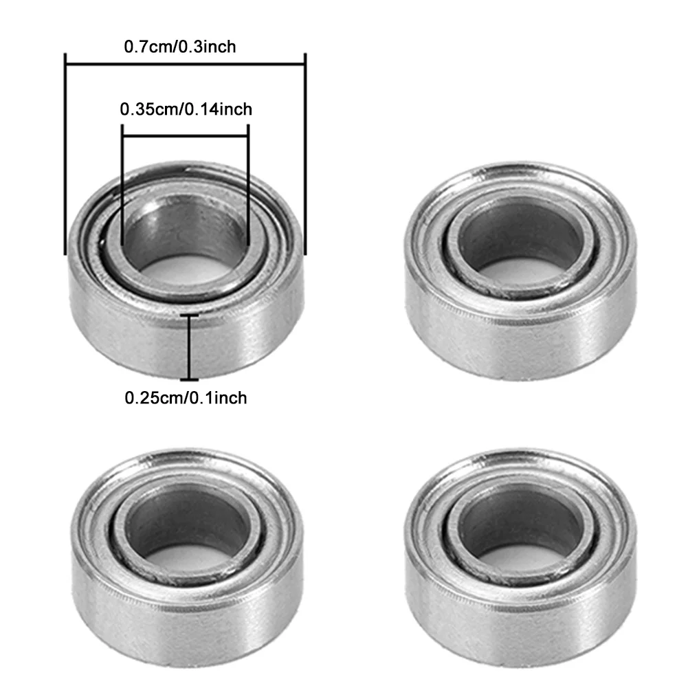 Комплект герметичных подшипников ступицы колеса, 22 шт., стальной герметичный подшипник для TRX4-M Bronco Defender 1/18, детали для обновления гусеничного радиоуправляемого автомобиля