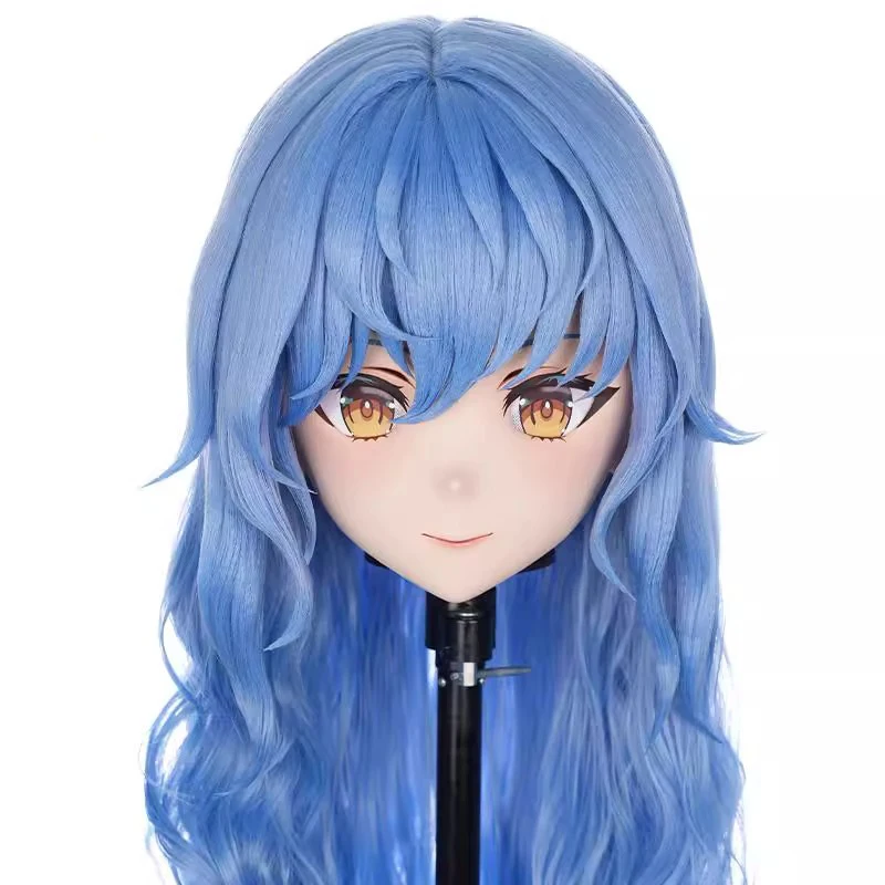 

Anime Full headband lock Customize Full Crossdress Doll Female/Girl Cartoon Character Kig Cosplay Kigurumi Mask BJD ﻿