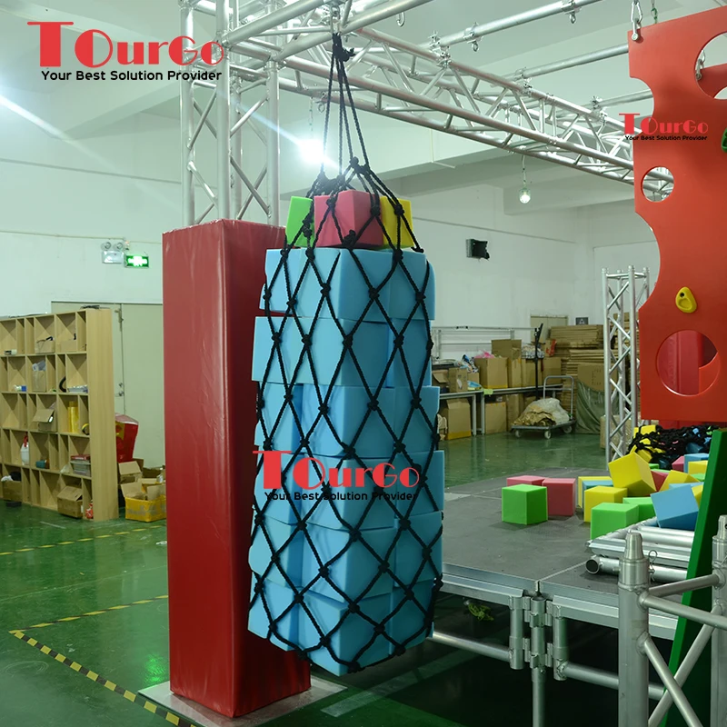 

Ninja Elements Cargo Tube Net American Ninja Warrior Obstacles for Kids