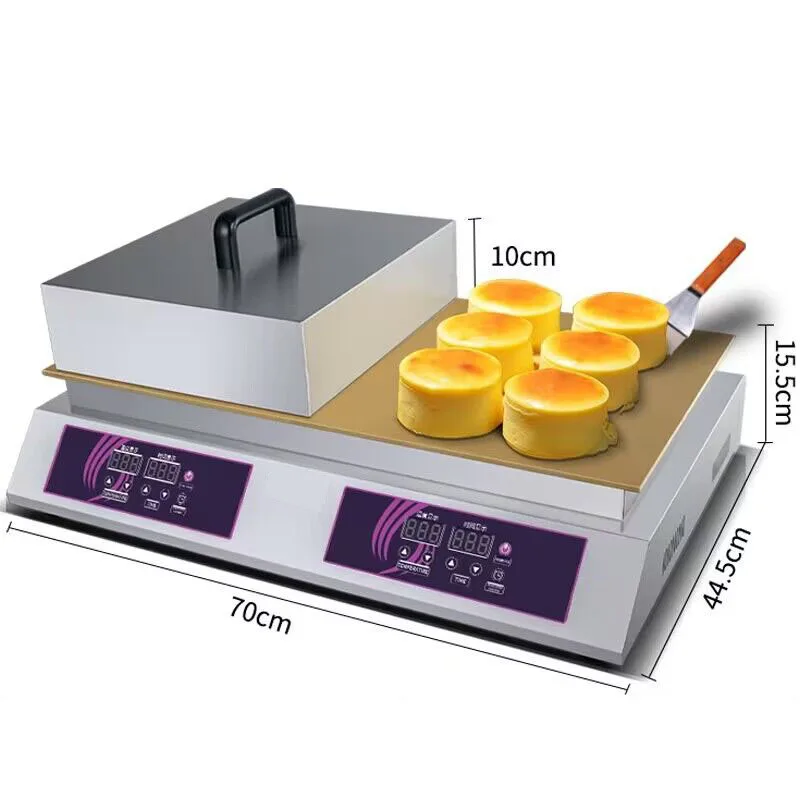 

Souffle Machine 110V/220V Commercial Digital Display Souffle Machine Soft Japanese Souffle Pancake Machine Comb