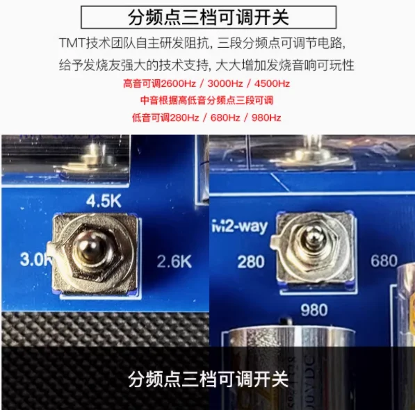 TMT Advanced Frequency Divider Independent Three Wire Frequency Divider HIFI Speaker Fever