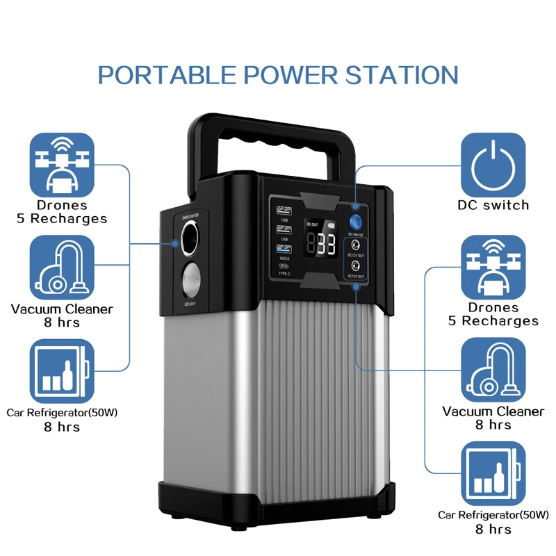 Kit Multifuncional Solar Power Station, Tudo em Um Inversor, 10kW, Gerador 3kW