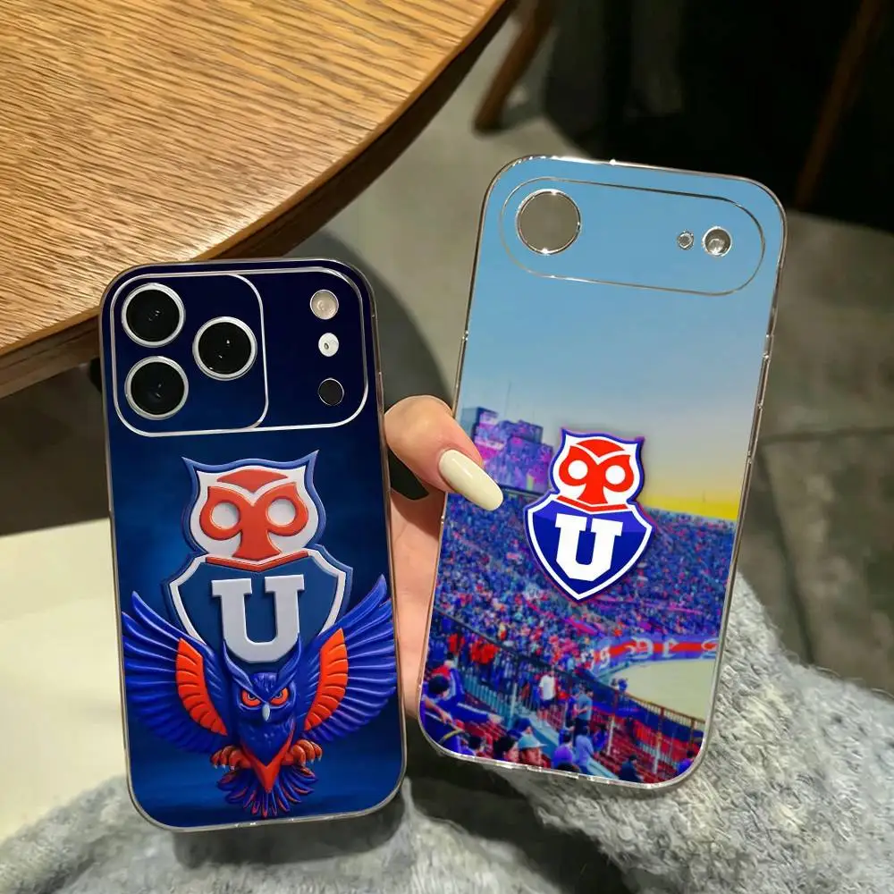 For F-Fondo U-De Chile LOGO  Transparent Phone Case For IPhone 17 16 15 Pro Max 14 13 12 11