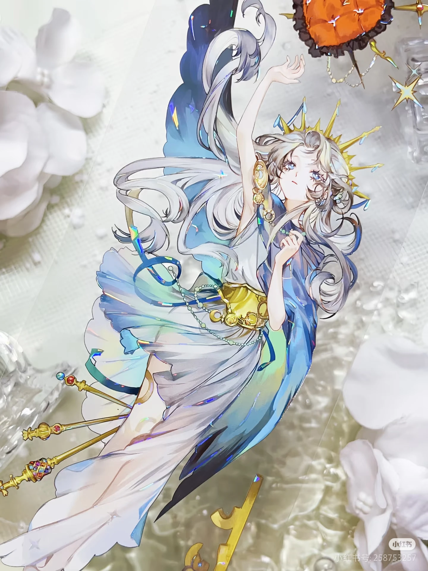 

Богиня Фея Девушка Монстр Блестящая лента васи для домашних животных