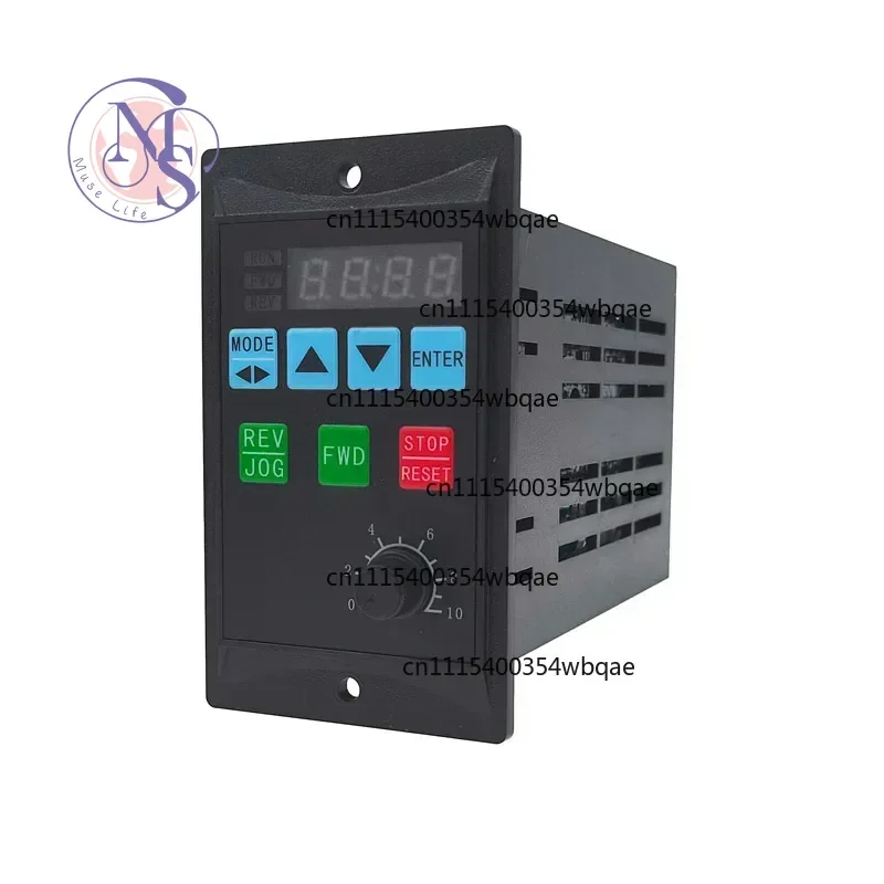 ZOCI-Single Phase 220V Input Frequency Converter, 0.4KW 0.75KW 1.5KW 3 Phase Output RS485 Motor Drive Inverter 1500W